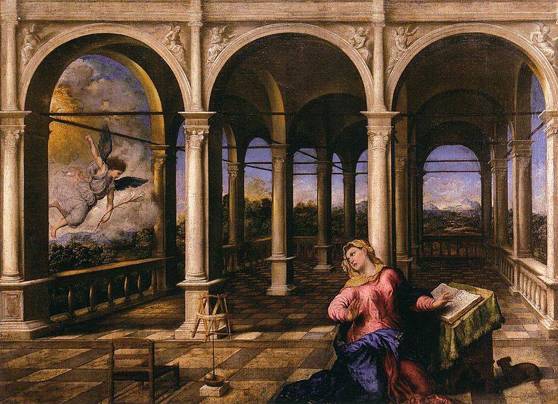 Paris Bordone The Annunciation